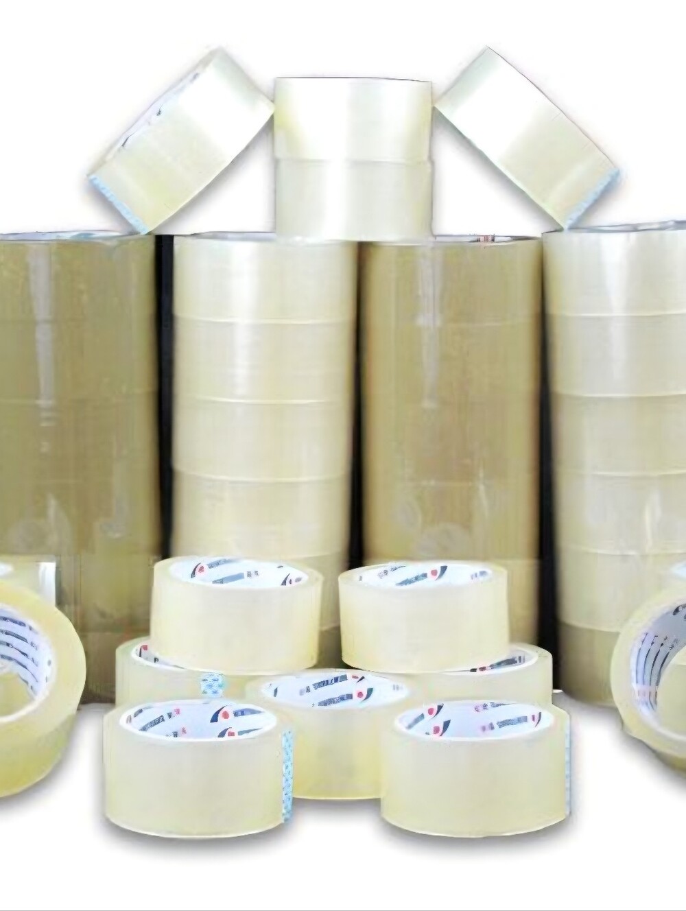 4 Rolls Of Clear Acrylic Shipping Tape Each Is 2 Inches Wide × 110 Yards Long
